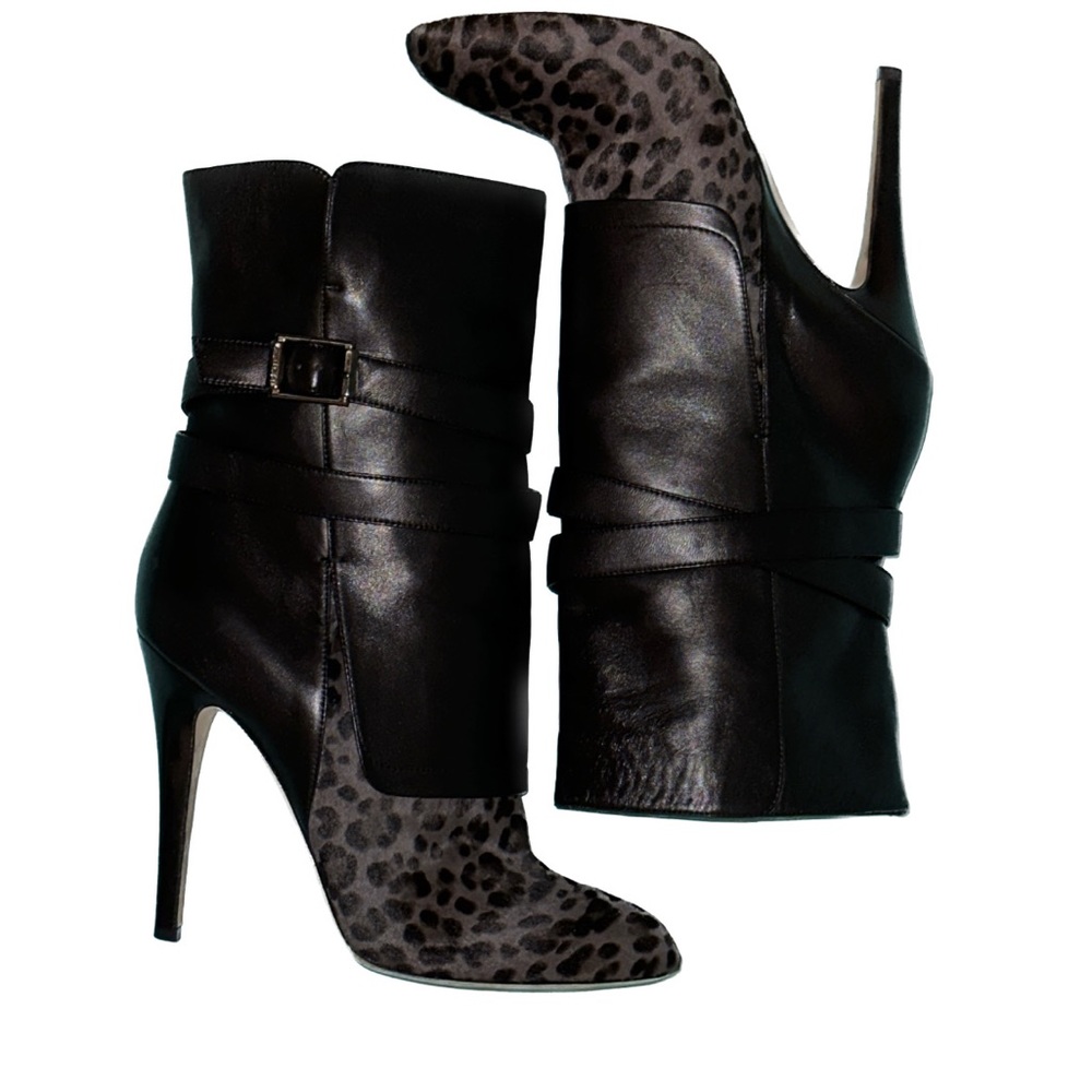 These designer Jimmy Choo boots, style 132 BLAINE design. Original price $1450.